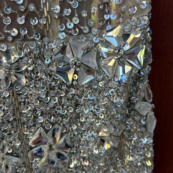 Jovani 90736A Embellished Illusion Dress size 4 NWT - Picture 7 of 14